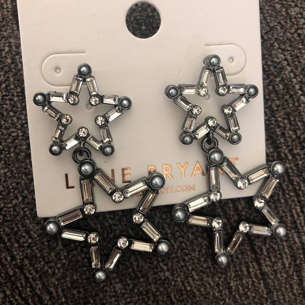 Double-star Drop Earrings